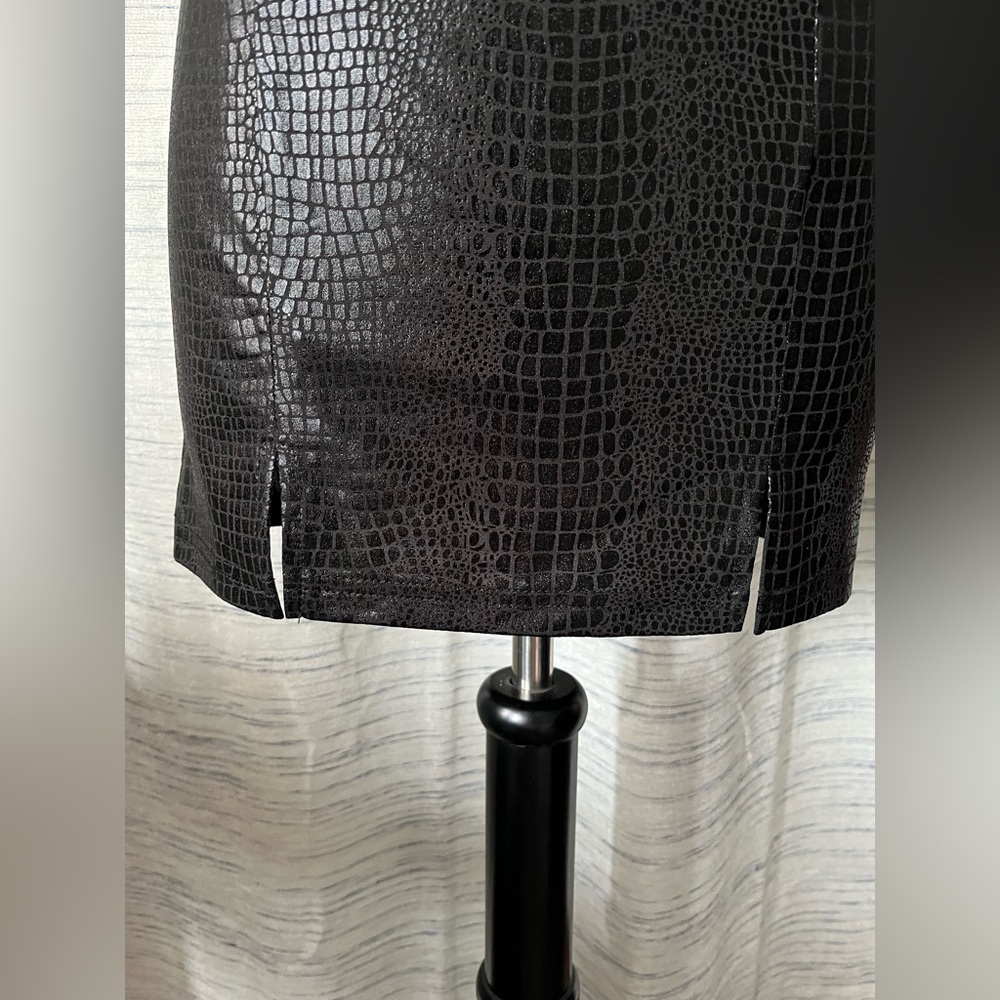 Black python minidress - Picture 4 of 6